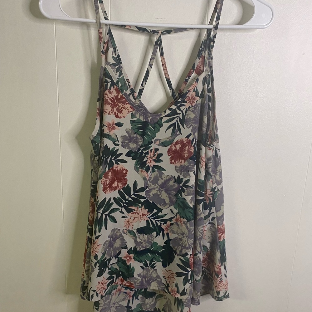 Floral tank top